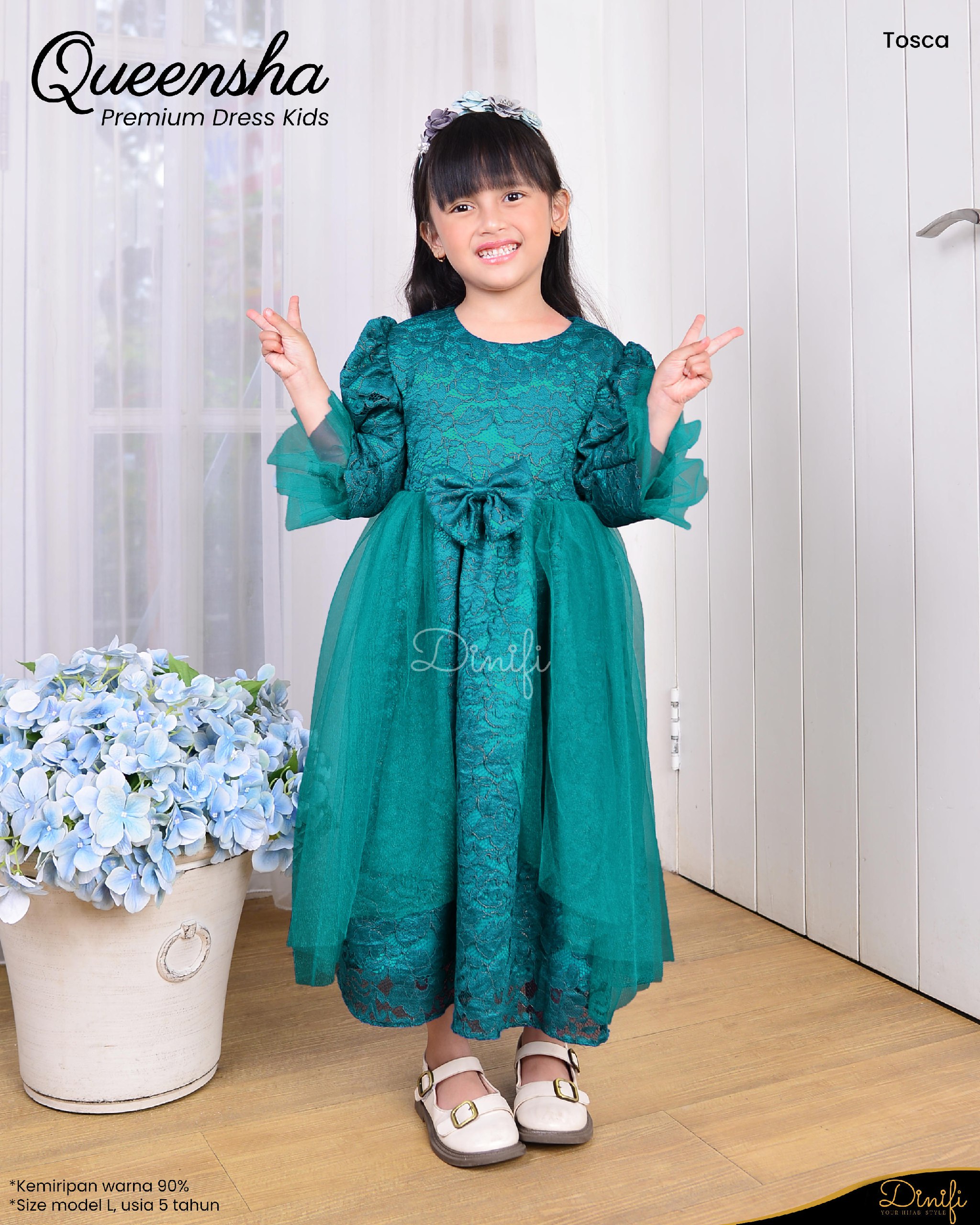 Queensha Premium Dress Kids