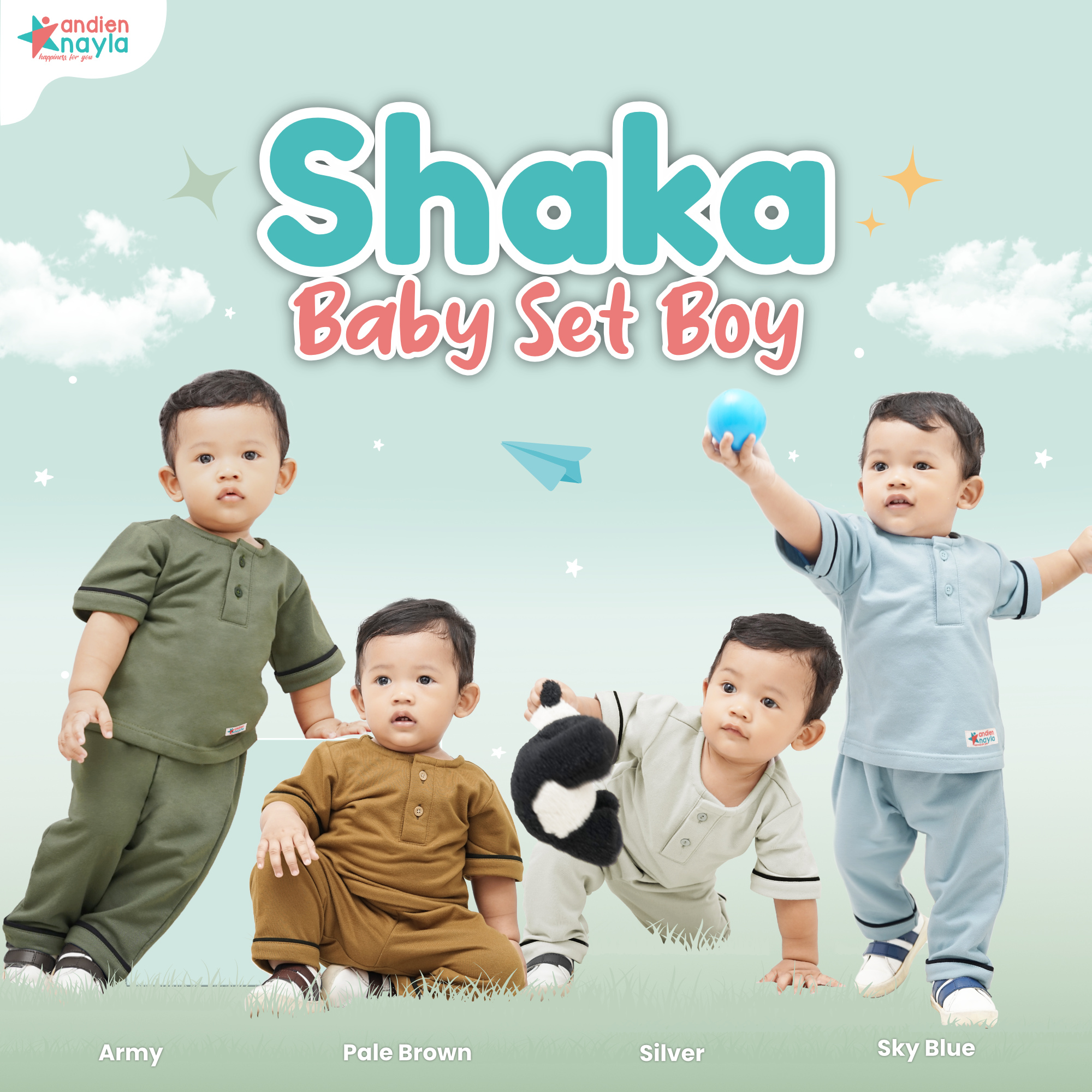 Shaka Baby Set Boy