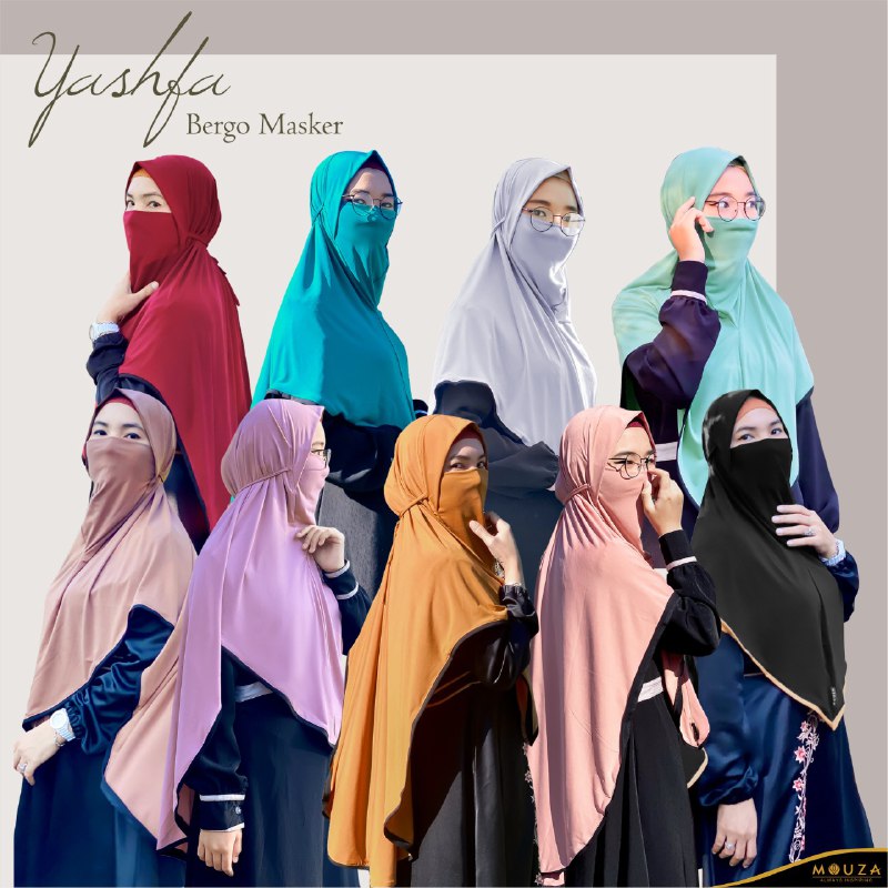 Bergo Masker Yashfa