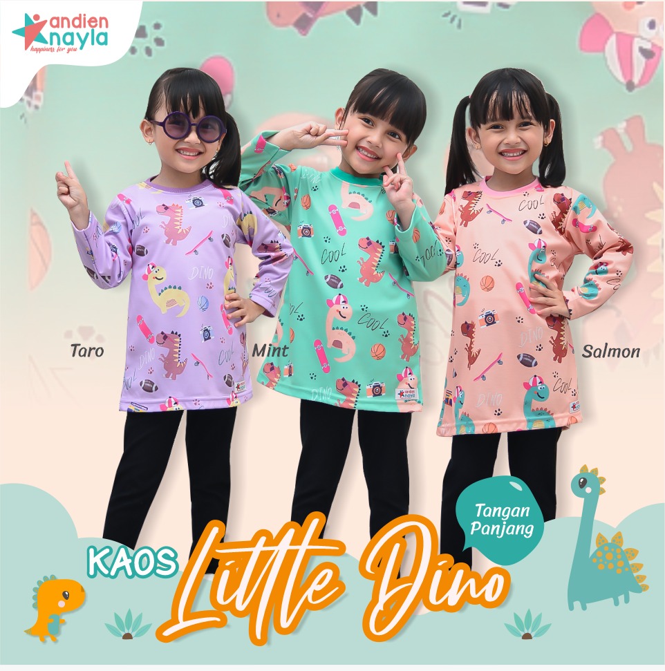 Kaos Little Dino Panjang
