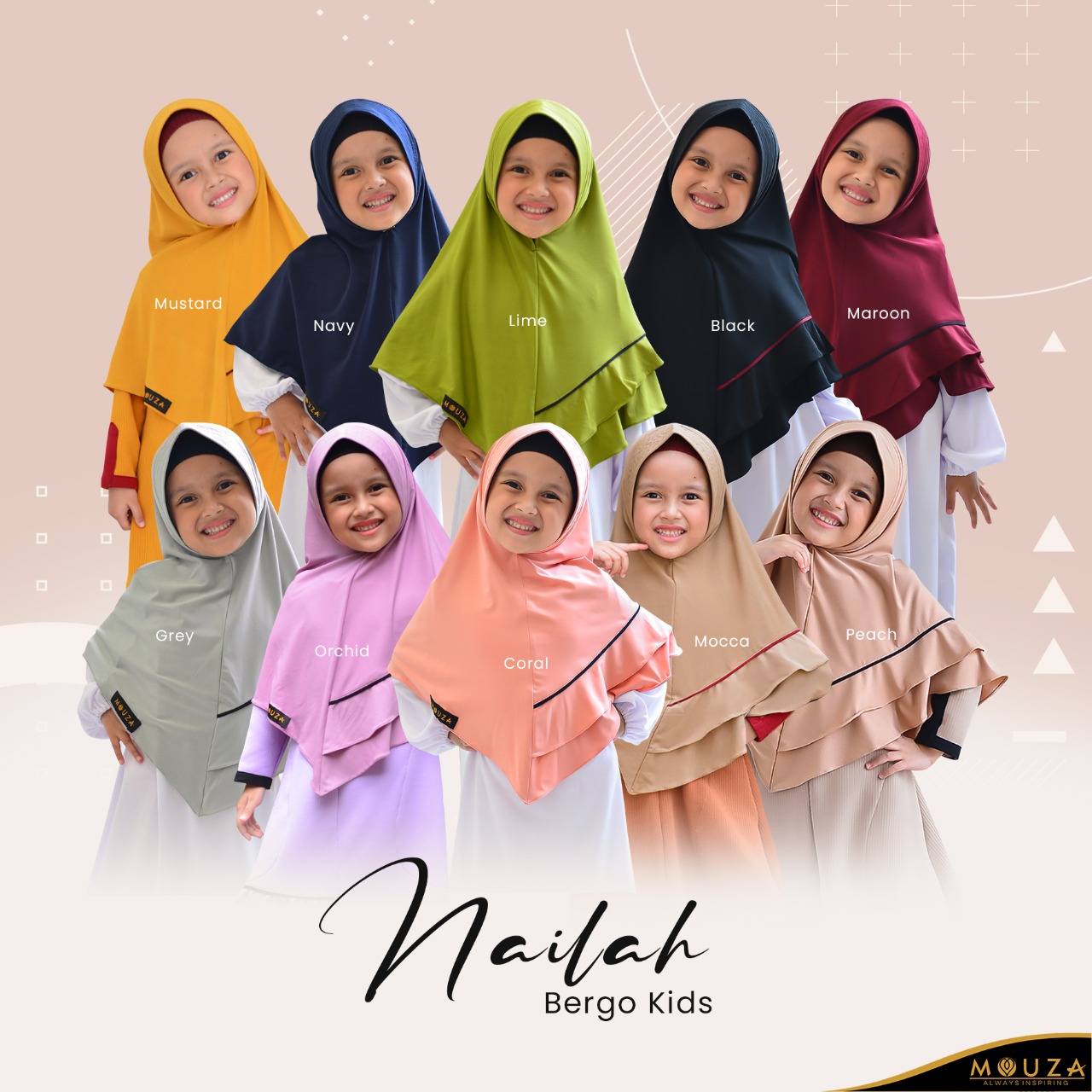 Bergo Nailah Kids
